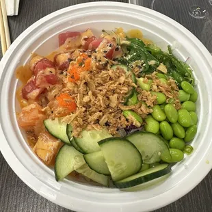 Salmon Lover Bowl (add tuna)