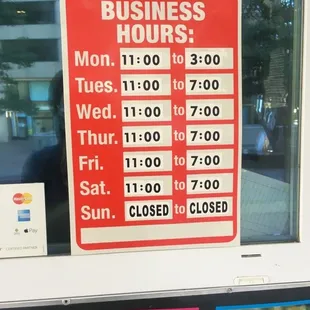 Business Hours