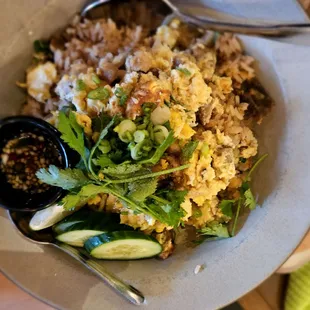 Pork Belly Fried Rice, $24