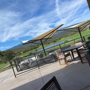 Patio and best view in East Mountains