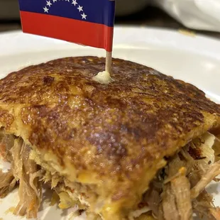 The tail end of the cachapa. This is about a third of it.