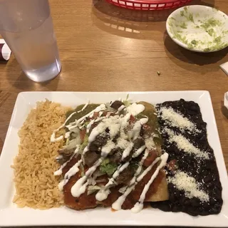 Chilangas Enchiladas