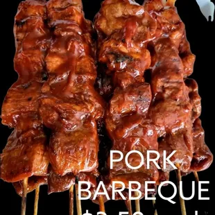 pork barbecue $ 5 50 each