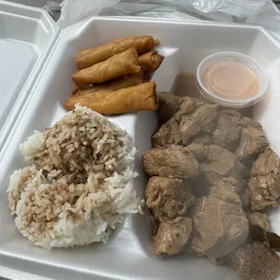 Pork Adobo combo