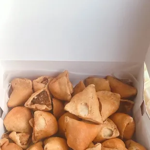 Dry samosas