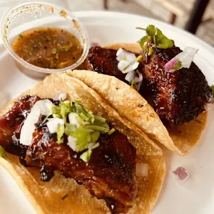 Ribs tacos
