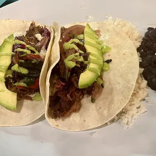 Southwest Tacos (sub brisket for fried chicken)