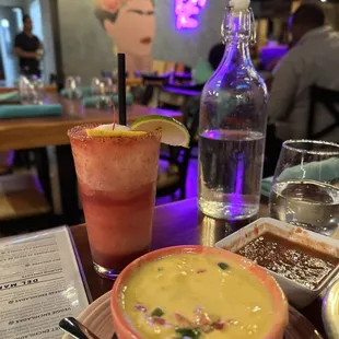 Queso and a great view!