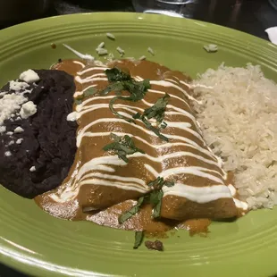 Brisket enchiladas