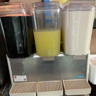 Jamaica, pineapple water and horchata