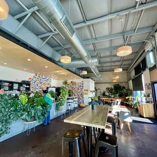 Nice open feel with high ceiling