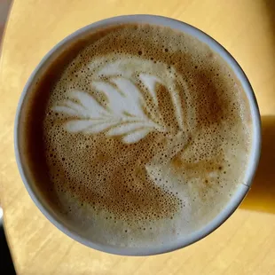 My triple shot cappuccino