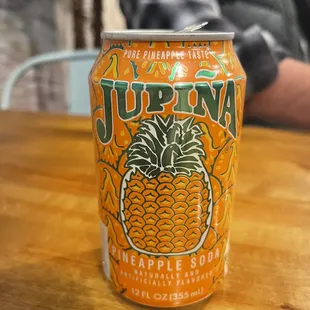 a can of pineapple soda