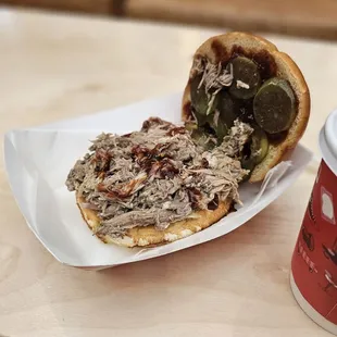Cuban Pulled Pork BBQ Sandwich