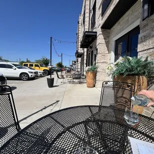 Outside seating available