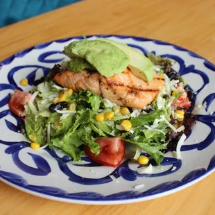 Southwest Salad with Salmon