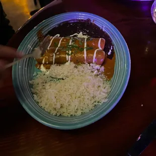 Yummy enchiladas