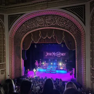 View from lower balcony