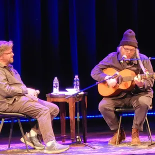 Jeff Tweedy World Within a Song book tour, playing some pre-requested fan songs