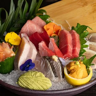 sashimi, sushi, sushi and sashimi, food