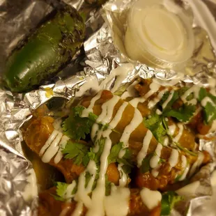 a plate of food