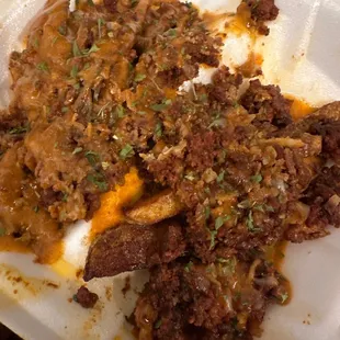 Chorizo fries