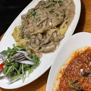 Chicken Marcella with Tagliatelle