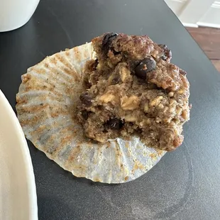Inside of muffin