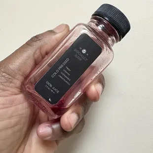 Energizer wellness shot ($5) -- beets, lemon, and ginger