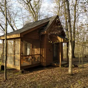 A hermitage cabin. The perfect place to come and rest, and be alone with God.