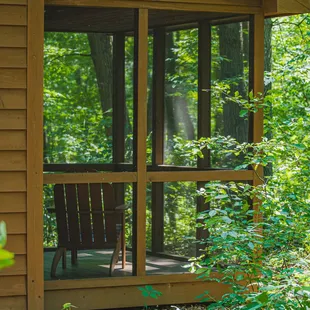 The porch at St. Paul hermitage.
