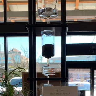 3/2/2023:  Pachamama&apos;s cold brew tower.