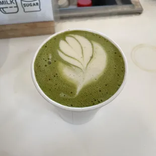 Oat Milk Matcha Latte
