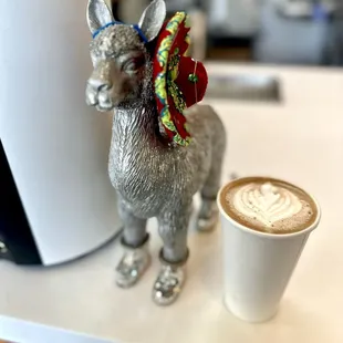 I had the Matcha Latte and shared with a friend