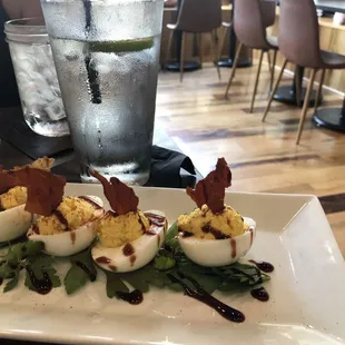 Prosciutto Deviled Eggs