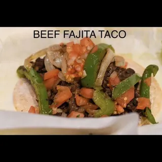 Beef Fajita Taco