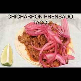 Chicharron Prensado Taco