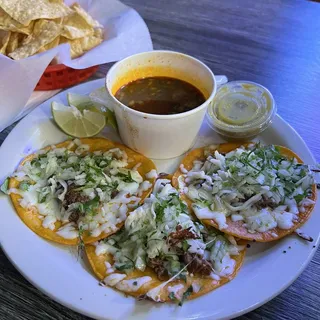 3 Quesabirria Tacos