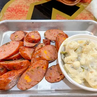 Jalapeño sausage and hatch Mac