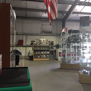 View of the main counter area.