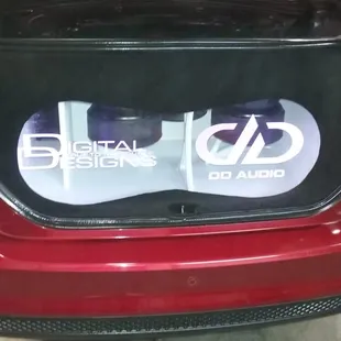 Three 10&quot; DD AUDIO 9510 Supercharged Subwoofers on a HUGE DD Audio 5000 Watts of true power amp. Ford Focus 2013