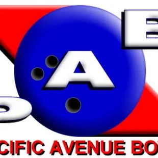 the logo of the pacific avenue bowl