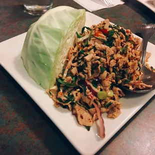 Pork larb, Thai level spicy!
