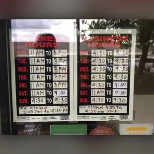 Check out the correct hours of operation here... Google and Yelp are both incorrect!