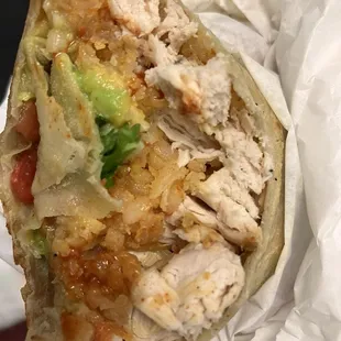 Pollo Asada Burrito