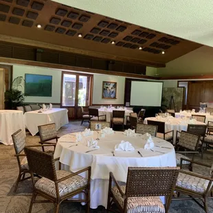 Set up of the Card Room