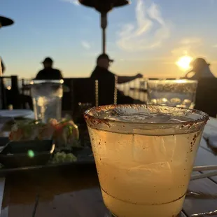 Mezcal Margaritas with a view.