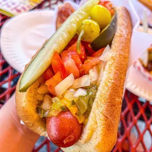 Chicago Dog (IG: @foodwithbros)