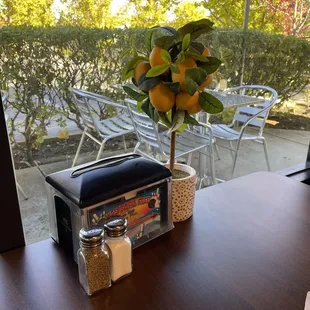 Indoor and outdoor tables!