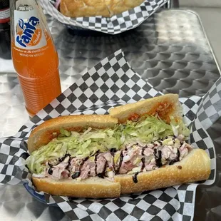 Secret sandwich and Fanta